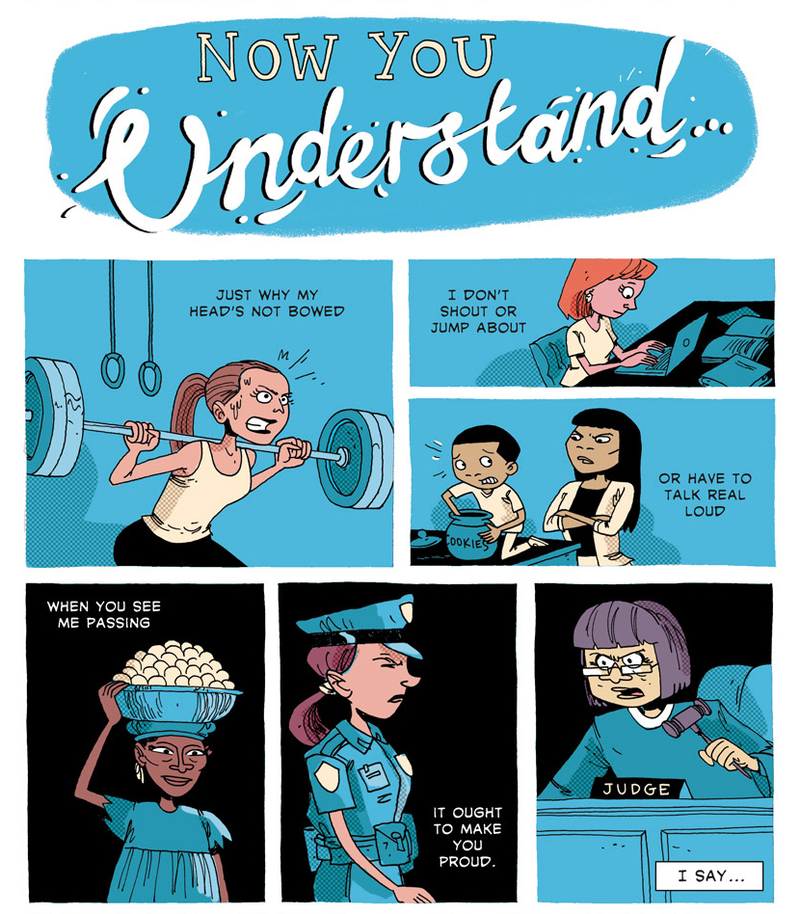 Illustration for article titled Check out this awesome comic illustration of "Phenomenal Woman"